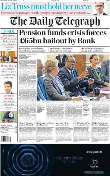 The Daily Telegraph - 29 Sep 2022