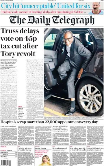 The Daily Telegraph - 3 Oct 2022