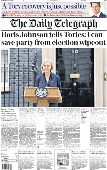 The Daily Telegraph - 21 Oct 2022