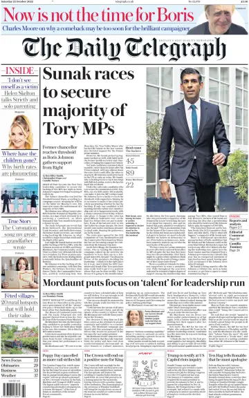 The Daily Telegraph - 22 Oct 2022
