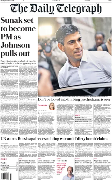 The Daily Telegraph - 24 Oct 2022