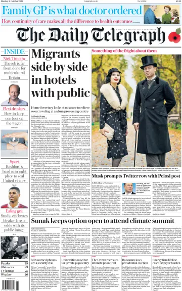 The Daily Telegraph - 31 Oct 2022