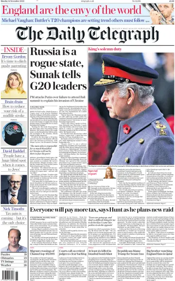 The Daily Telegraph - 14 Nov 2022