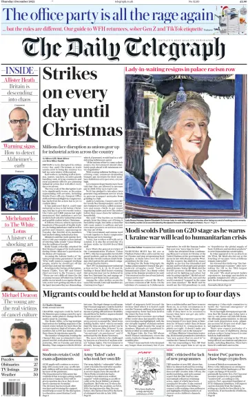 The Daily Telegraph - 1 Dec 2022