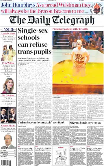 The Daily Telegraph - 18 Apr 2023