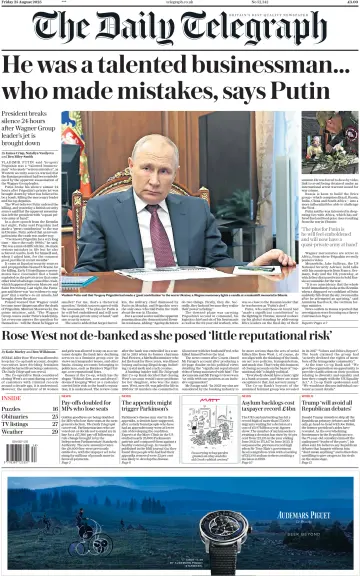 The Daily Telegraph - 25 Aug 2023