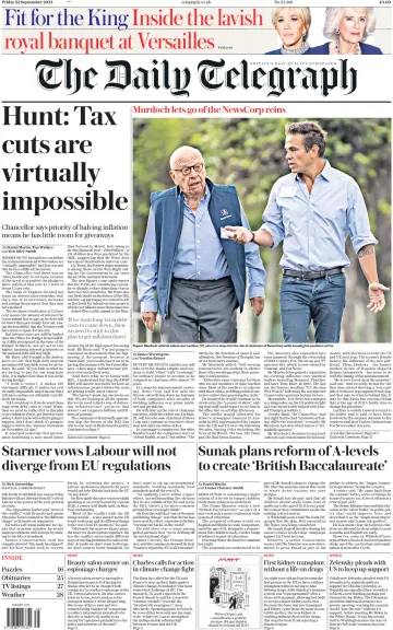 The Daily Telegraph - 22 Sep 2023