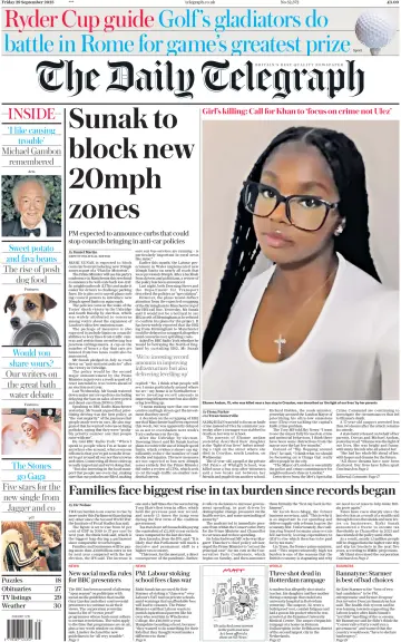 The Daily Telegraph - 29 Sep 2023