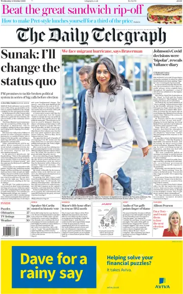 The Daily Telegraph - 4 Oct 2023
