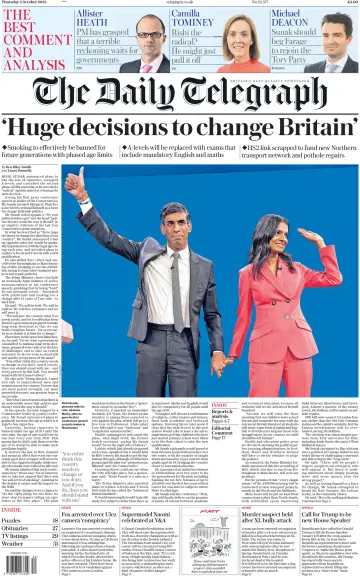 The Daily Telegraph - 5 Oct 2023