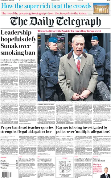 The Daily Telegraph - 17 Apr 2024