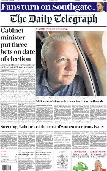 The Daily Telegraph - 26 Jun 2024