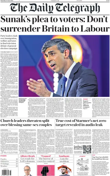 The Daily Telegraph - 27 juin 2024
