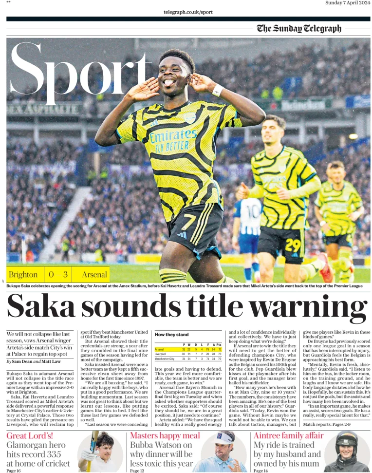 The Sunday Telegraph - Sport