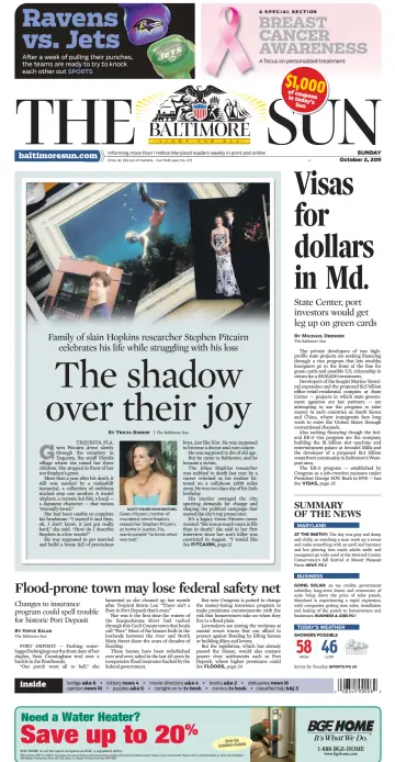 Baltimore Sun Sunday - 2 Oct 2011
