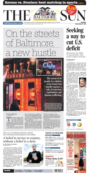 Baltimore Sun Sunday - 6 Nov 2011