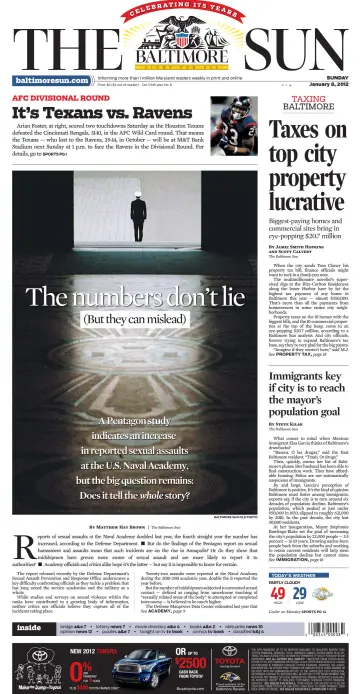 Baltimore Sun Sunday - 8 Jan 2012