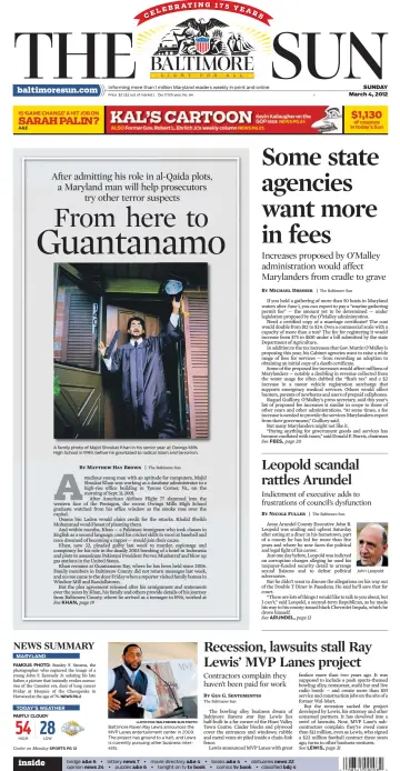 Baltimore Sun Sunday - 4 Mar 2012
