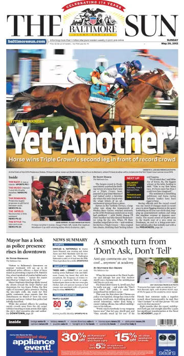 Baltimore Sun Sunday - 20 May 2012
