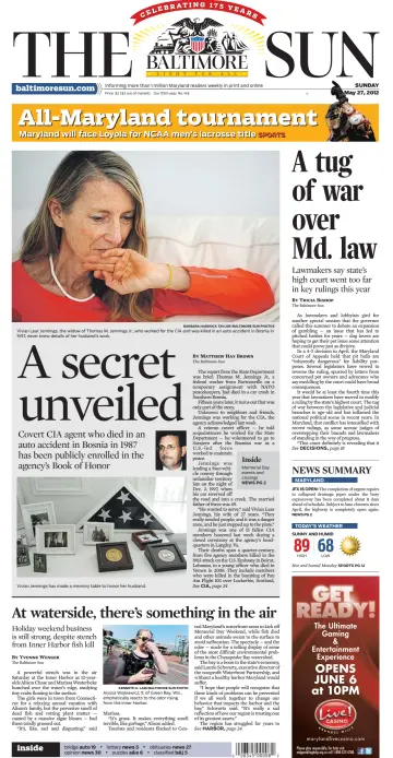 Baltimore Sun Sunday - 27 May 2012