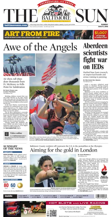 Baltimore Sun Sunday - 17 Jun 2012