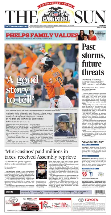 Baltimore Sun Sunday - 8 Jul 2012