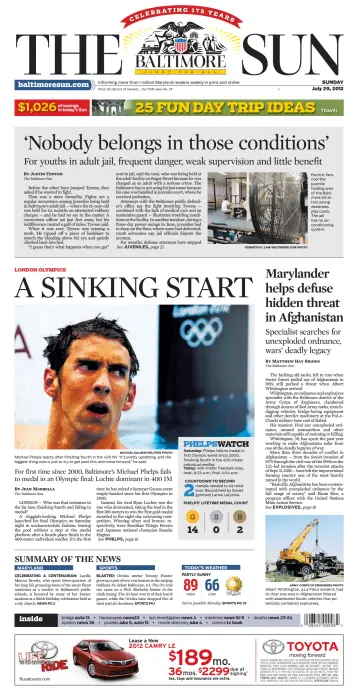 Baltimore Sun Sunday - 29 Jul 2012