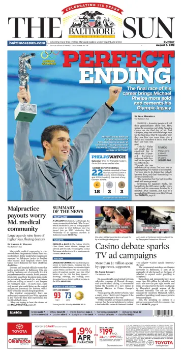 Baltimore Sun Sunday - 5 Aug 2012