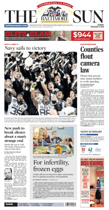 Baltimore Sun Sunday - 9 Dec 2012