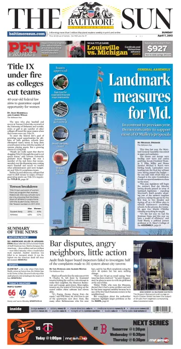 Baltimore Sun Sunday - 7 Apr 2013