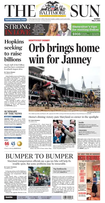 Baltimore Sun Sunday - 5 May 2013