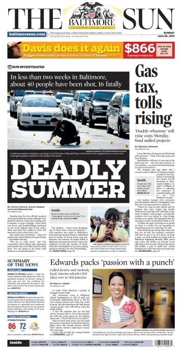 Baltimore Sun Sunday - 30 Jun 2013