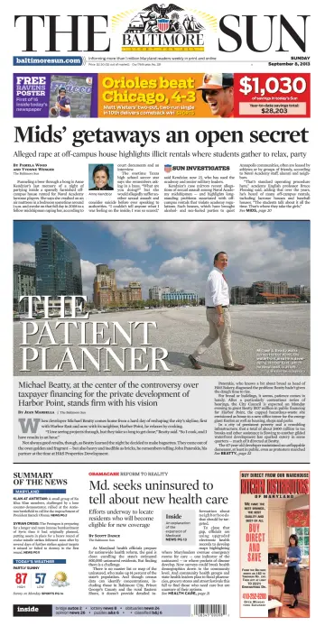 Baltimore Sun Sunday - 8 Sep 2013