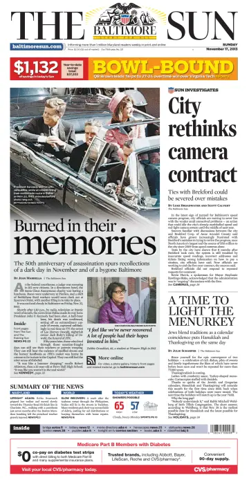 Baltimore Sun Sunday - 17 Nov 2013