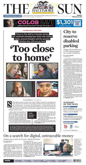 Baltimore Sun Sunday - 2 Feb 2014