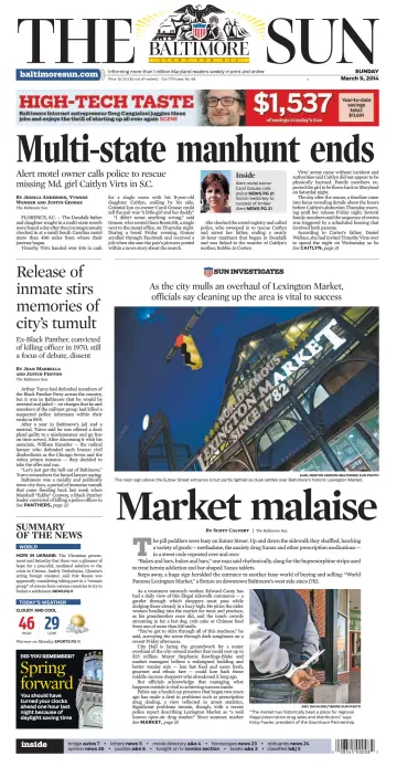 Baltimore Sun Sunday - 9 Mar 2014