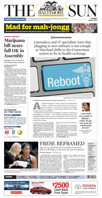 Baltimore Sun Sunday - 6 Apr 2014