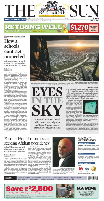 Baltimore Sun Sunday - 27 Apr 2014