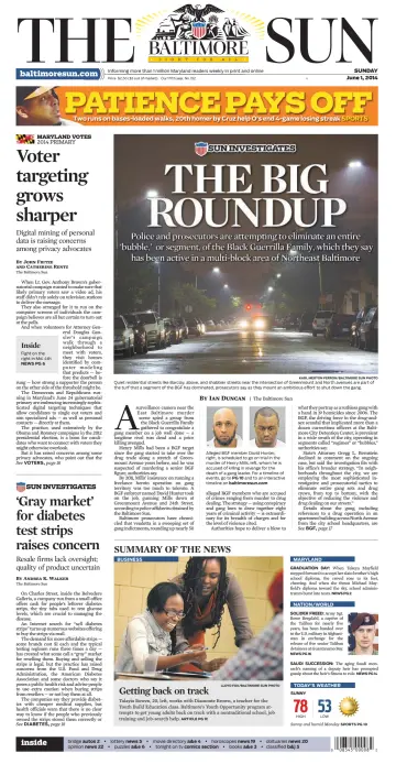 Baltimore Sun Sunday - 1 Jun 2014