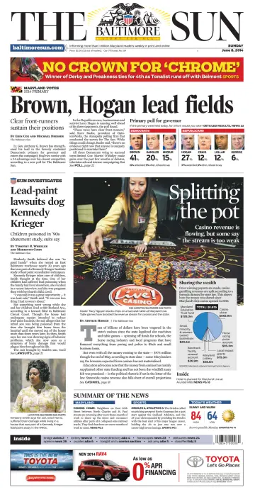 Baltimore Sun Sunday - 8 Jun 2014