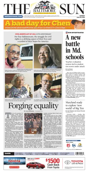 Baltimore Sun Sunday - 29 Jun 2014