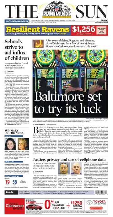 Baltimore Sun Sunday - 24 Aug 2014