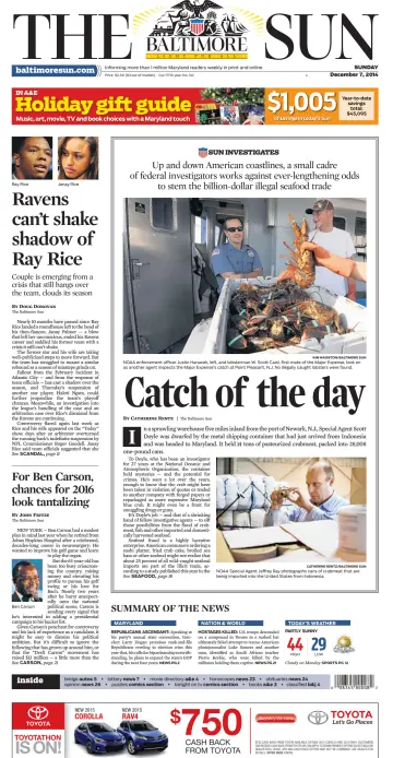 Baltimore Sun Sunday - 7 Dec 2014