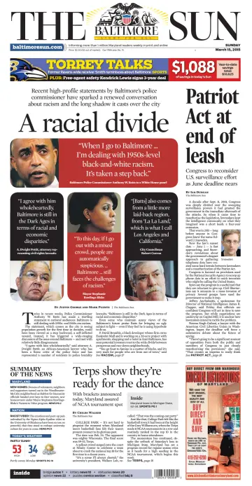 Baltimore Sun Sunday - 15 Mar 2015