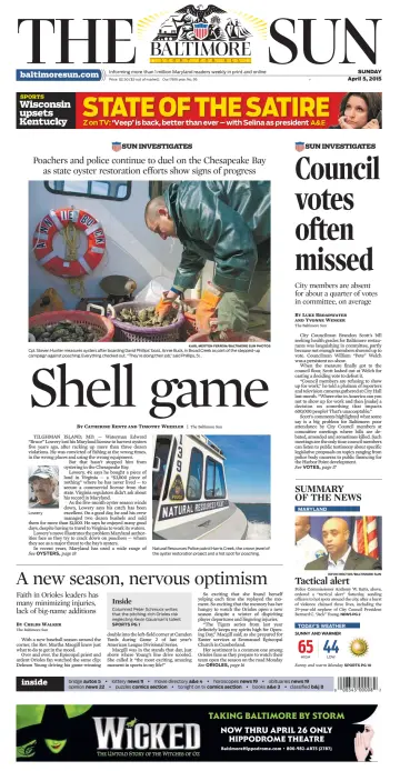 Baltimore Sun Sunday - 5 Apr 2015