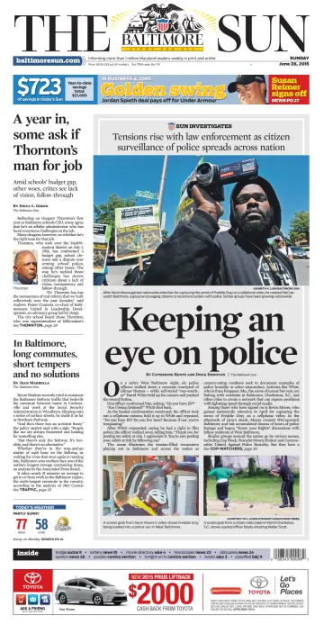 Baltimore Sun Sunday - 28 Jun 2015