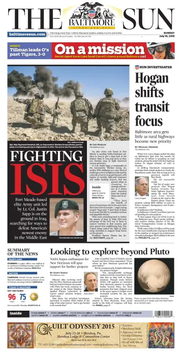 Baltimore Sun Sunday - 19 Jul 2015