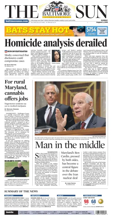 Baltimore Sun Sunday - 2 Aug 2015