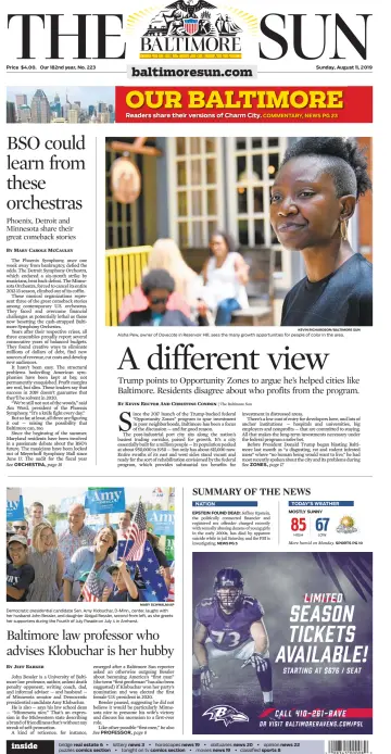 Baltimore Sun Sunday - 11 Aug 2019