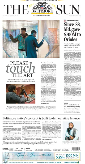 Baltimore Sun Sunday - 3 Noll 2023